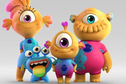 Los Nivis, la familia animada que convive con los Amigo