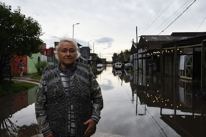 "No dormí en toda la noche, el agua parecía que me iba a entrar en cualquier momento”, dice María González