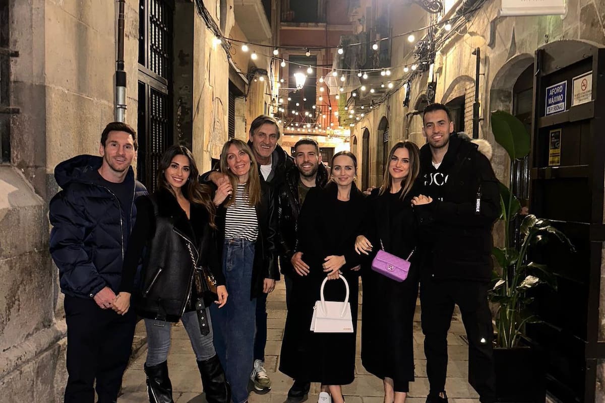 No es la primera vez que los tres futbolistas y sus esposas cenan juntos (Foto Archivo, Febrero 2023)