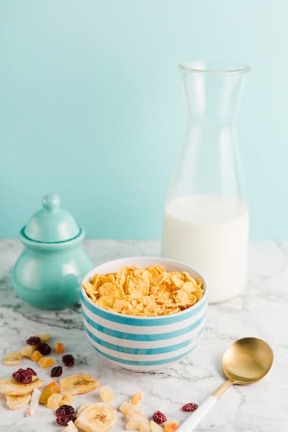 No está recomendando comer cereales azucarados en el desayuno