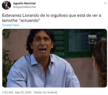 No faltó quienes compararon a Esteban Lamothe con Sebastián Estevanez, otro clásico blanco de las críticas tuiteras.