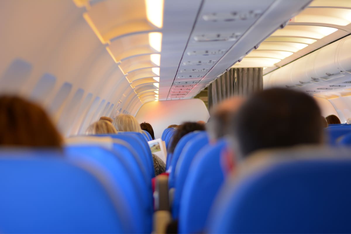 No hay que viajar en avión con gripe