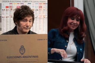 Milei, a mil; Cristina, a fuego lento