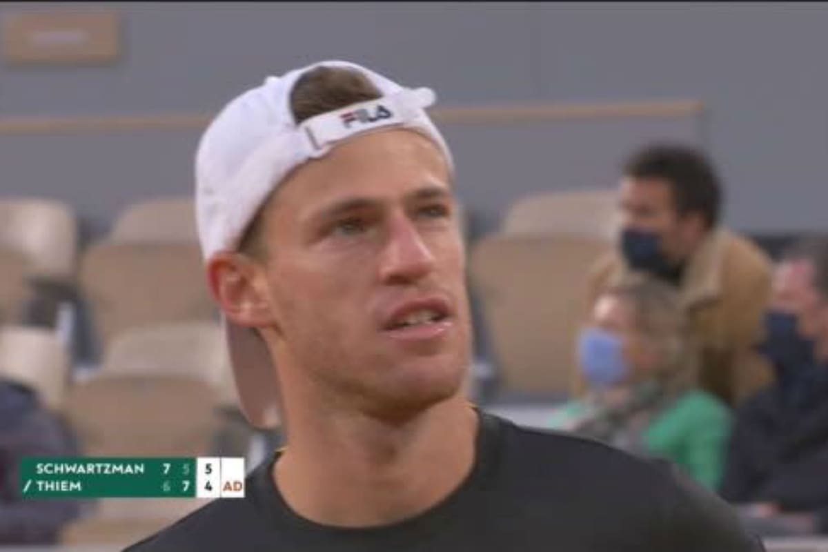 "No me digas más vamos. Decime algo que me sirva para el partido", le reclamó Diego Schwartzman a su entrenador, Juan Ignacio Chela