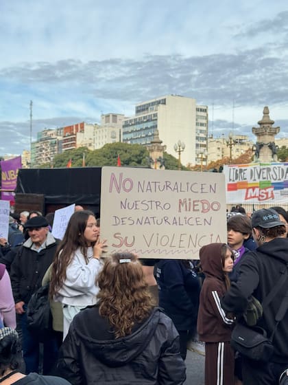 “No naturalicen nuestro miedo, desnaturalicen su violencia”