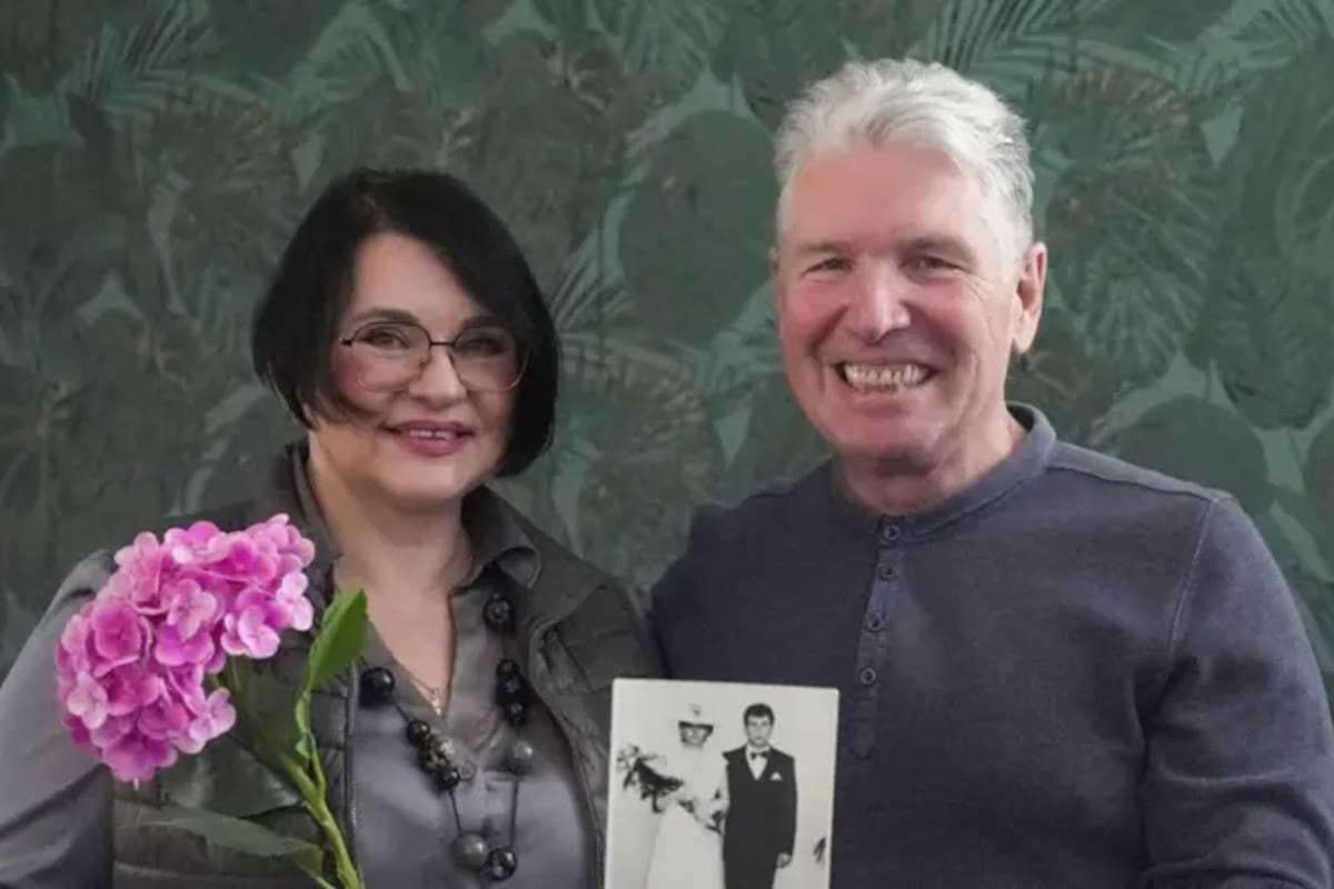 "No podemos vivir el uno sin el otro", dice Iryna después de 40 años de matrimonio