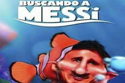 No podía faltar una referencia al ausente Lionel Messi
