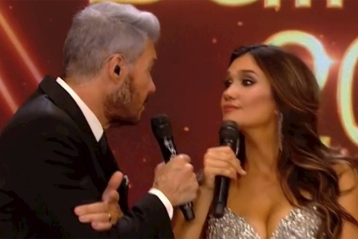 “No recuerdo”: Pampita apuró a Marcelo Tinelli y Momi Giardina y hubo un silencio incómodo en el estudio del Bailando. Foto/Captura América