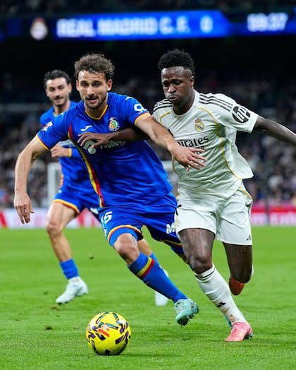 "No sabés para dónde va a salir con un enganche", dice Boselli sobre Vinicius, a quien marcó en el triunfo de Getafe ante Real Madrid por 1 a 0