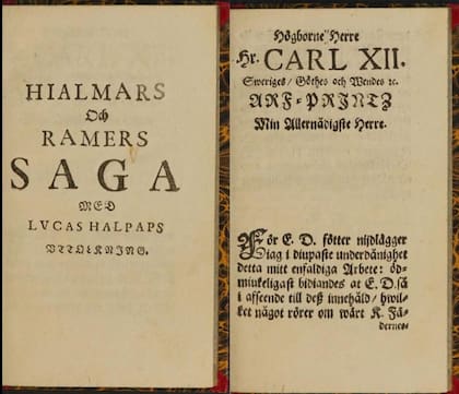 No sólo los italianos: esta saga medieval apócrifa narra la historia inventada de Hjálmar y Hramer, creada por Lucas Halpap y usada por el pseudohistoriador Carl Lund para conectar a los suecos con los antiguos griegos.