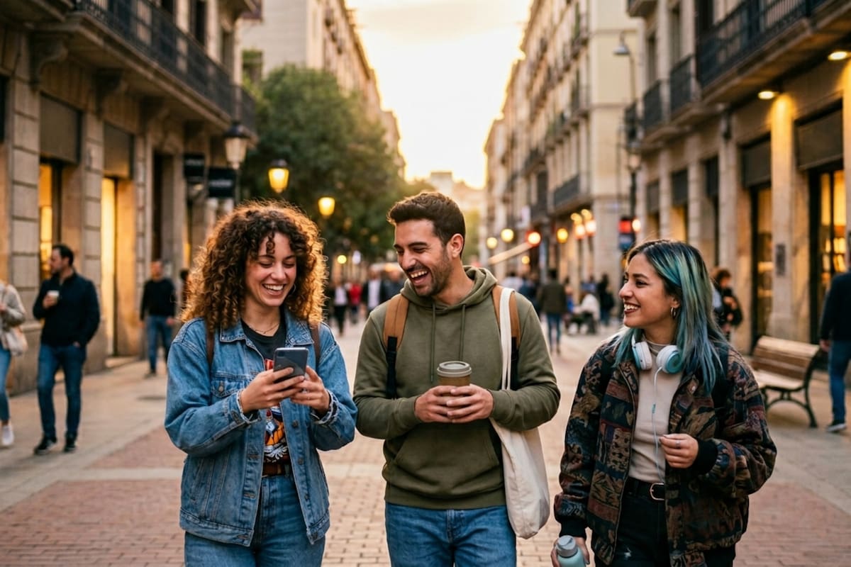 ¿No te sentís identificado ni con los Millennials ni con la Generación Z? Puede que sea porque formas parte del grupo de los 'Zillennials' (Foto: IA)