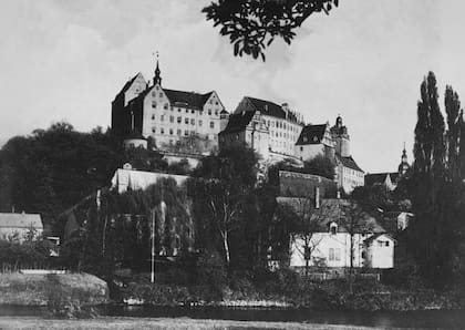 Un empleado militar del Departamento de Defensa de EE. UU sacó esta foto del Castillo de Colditz entre 1939 y 1945