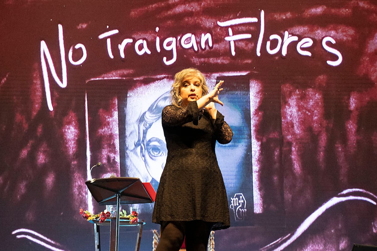 "No traigan flores", la consigna y el título del espectáculo