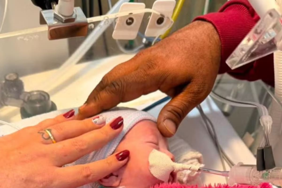 Noah Gabriel da Cruz Santos, bé sơ sinh được xác định tử vong rồi bất ngờ hồi sinh tại nhà xác Brazil (Ảnh: g1)