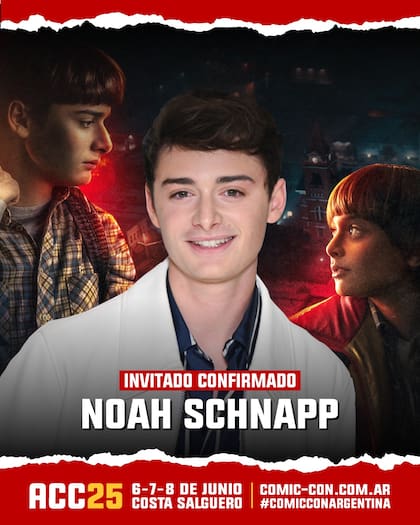 Noah Schnapp, de Stranger Things, será el protagonista de otro meet & greet de Argentina Comic Con