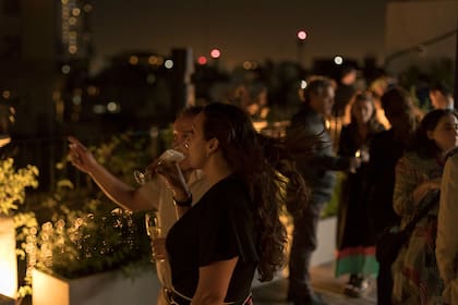 Noche de Cúpulas en Edificio La Inmobiliaria, de Avenida de Mayo al 1400
