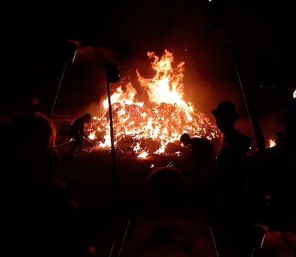 Noche de las Antorchas en La Paz, Colonia