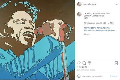 "Noche de Saint Germain (James Brown)", obra de Carmelo Carrá