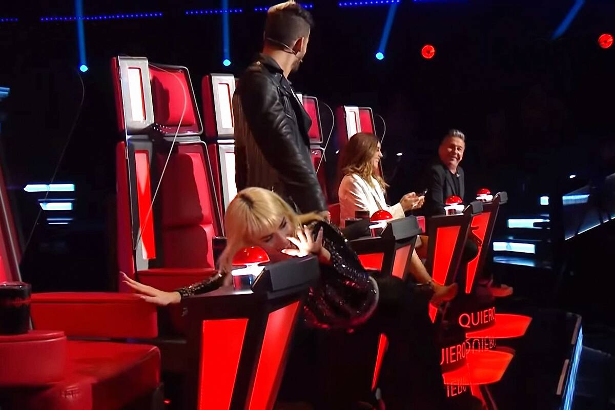 Noche hot en La Voz Argentina.