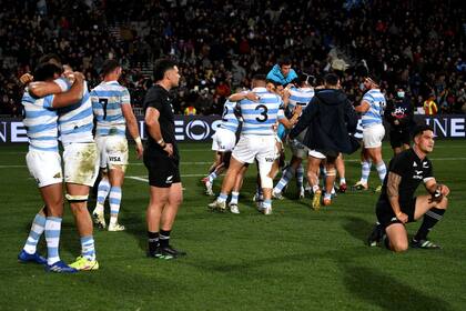 Noche inolvidable: Argentina celebra tras superar a los All Blacks como visitantes por primera vez