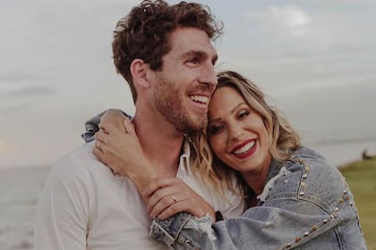 Noelia Marzol fue a la cancha a ver a su marido, Ramiro Arias (Foto: Instagram)