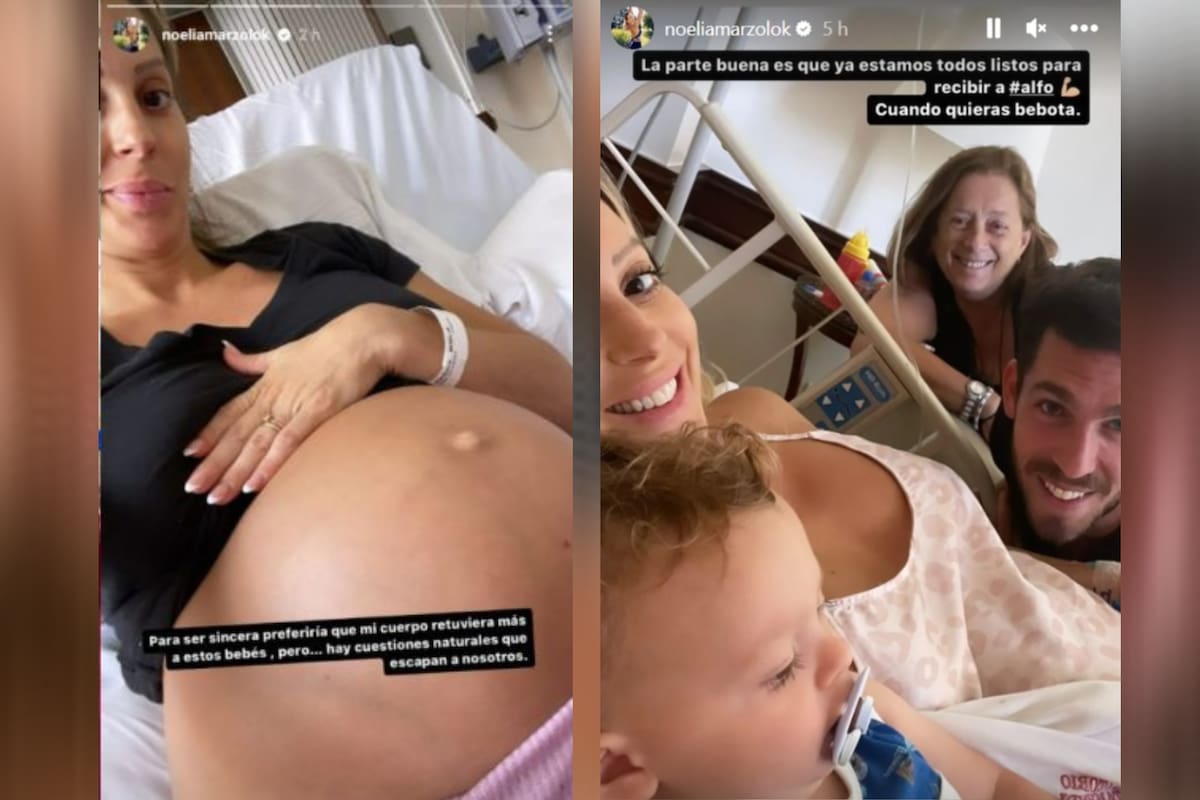 Noelia Marzol quedó internada a pocos días de dar a luz a su hija Alfonsina.