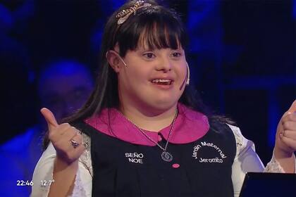 Noelia se recibió con notas excelentes.