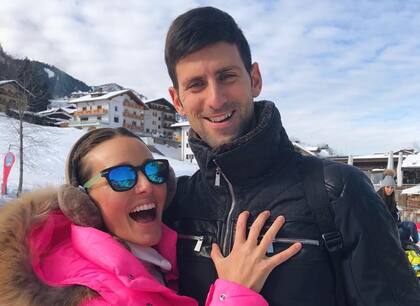 Nole y Jelena están juntos hace 15 años. Crédito: Instagram