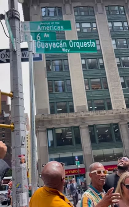 Nombran calle de Nueva York en honor a Guayacán Orquesta, en el marco de la Independencia de Colombia. Foto: Instagram / @guayacanoficial