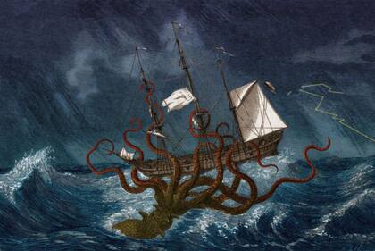 Nombrar a las variantes de covid inspirándose en la mitología es otra forma común de personificar las amenazas. Una de las últimas variantes recibió el nombre de kraken, un monstruo marino de la mitología nórdica.
