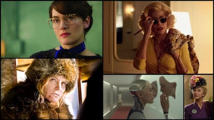 Nominadas a mejor actrriz de reparto: Kate Winslet, Jane Fonda, Jennifer Jason Leigh, Alicia Vikander y Helen Mirren