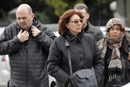 Nora Cárpena acompañada de Carlos Rottemberg