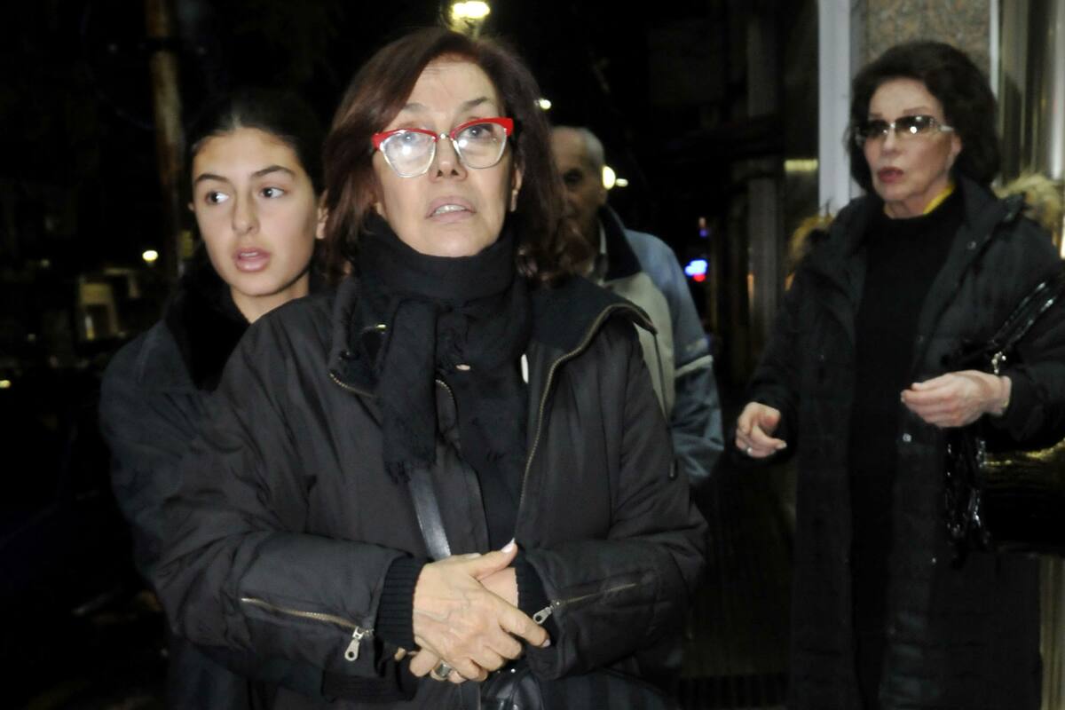 Nora Cárpena despidió a su compañero de toda la vida