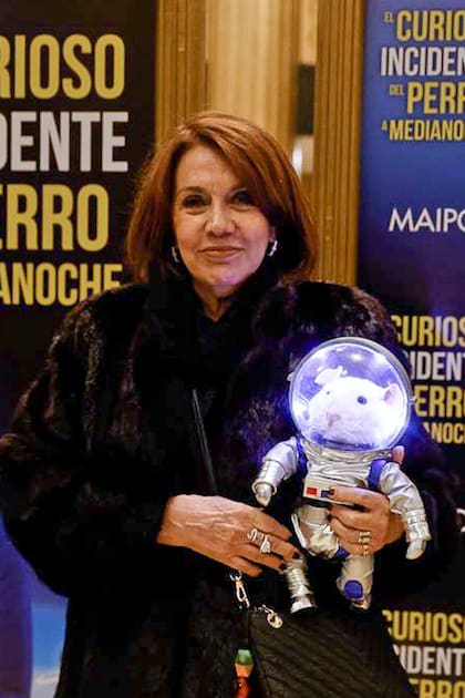 Nora Cárpena fue otra de las celebridades que formó parte del selecto grupo de invitados