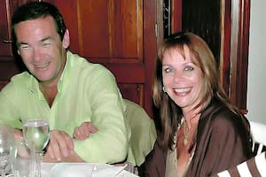 Nora Dalmasso y su esposo