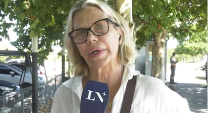 Nora dialogó con el móvil de LN+
