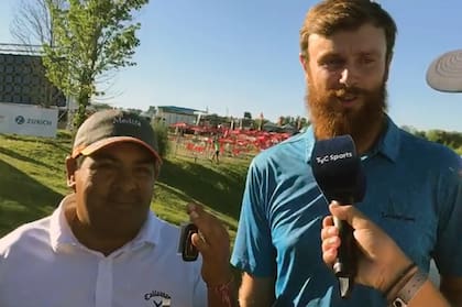Norberto Gándara junto con Evan Harmeling: un trabajo en equipo en el Abierto