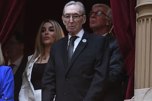 Norberto Milei, el día de la asunción presidencial de su hijo