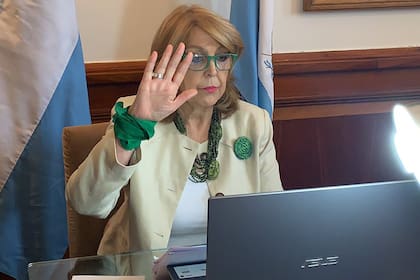 "Vengo a ocupar esta banca en nombre de las mujeres muertas por el aborto clandestino", dijo Durango