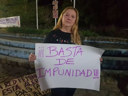 Norma Santos, una de las denunciantes del intendente de la localidad entrerriana de Gilbert, Ángel Fabián Constantino