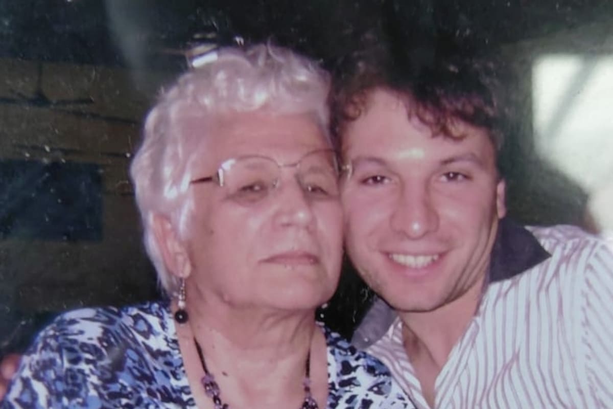 Norma Vázquez, junto a su nieto Ezequiel Alejandro Ollocco