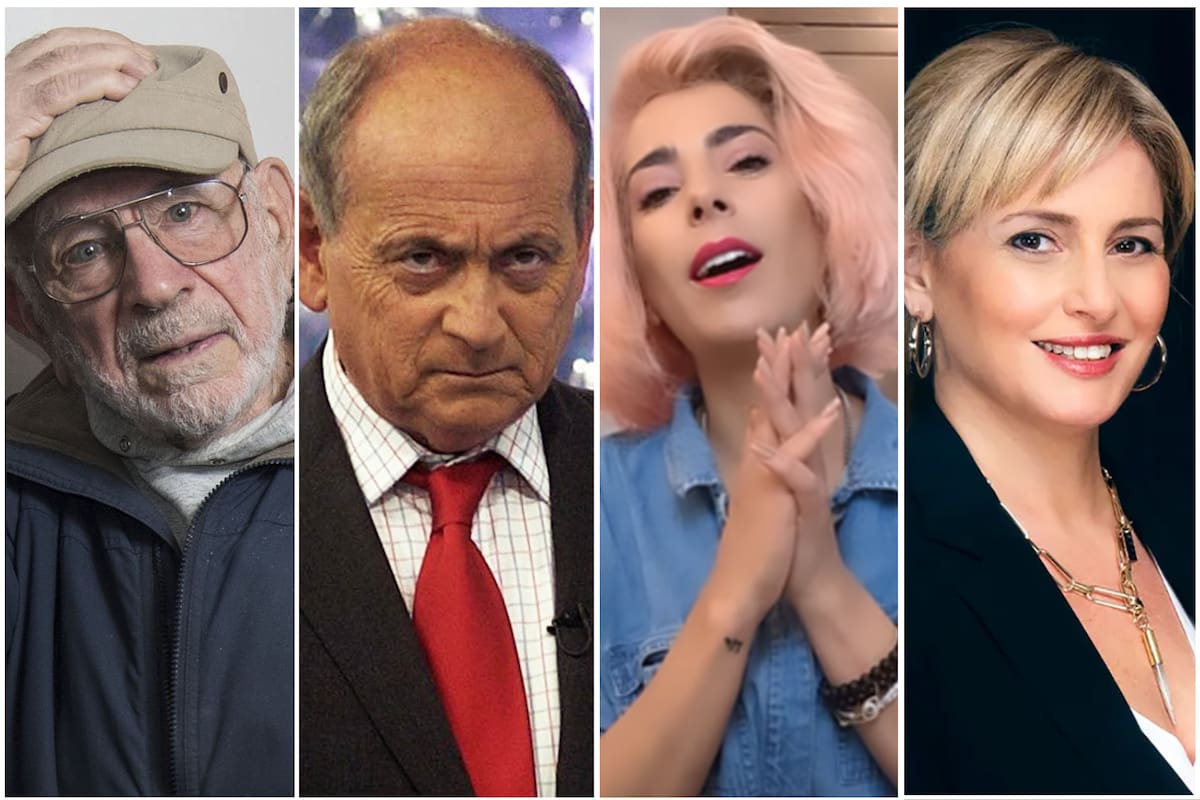 Norman Briski, Chiche Gelblung, Victoria Vanucci y Romina Manguel