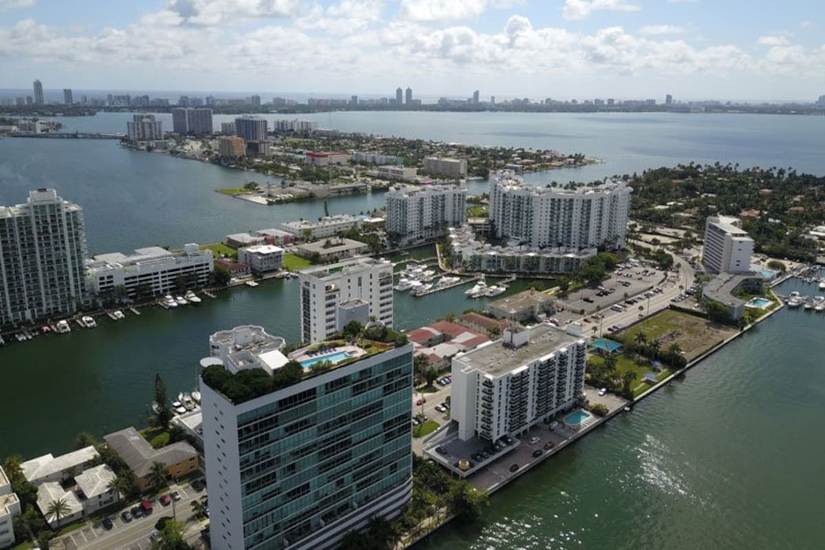 North Bay Village, entre Miami y Biscayne, donde la AFA podría construir un predio para el mundial 2026