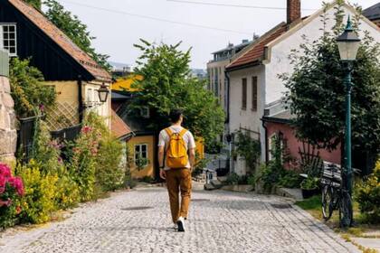 Noruega encabeza el ranking mundial de calidad democrática. Esta imagen de su capital, Oslo, es parte de una campaña viral con que Noruega anima a viajar con otra mirada