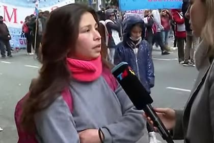 "Nos quieren mandar a trabajar", fue la frase de Soledad que se viralizó