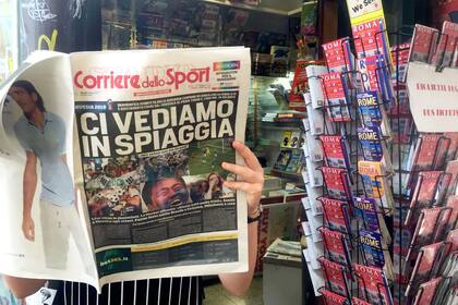 “Nos vemos en la playa”, el mensaje del diario Corriere dello Sport a la eliminada Alemania