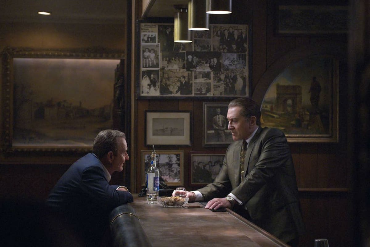 Nostalgia: Joe Pesci y Robert De Niro, nuevamente juntos en El irlandés, film de Martin Scorsese que desembarca en Netflix el 27 de noviembre y tiene la mirada puesta en el Oscar 2020