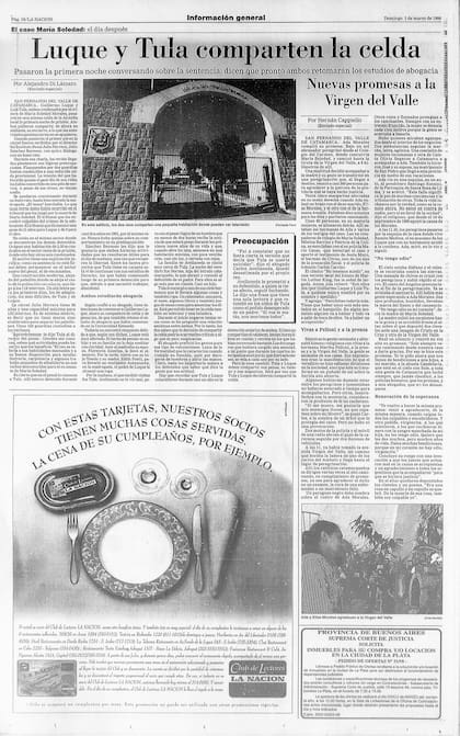 Guillermo Luque y Luis Tula compartieron celda en la cárcel. Ellos siempre dijeron que no se conocían antes del juicio