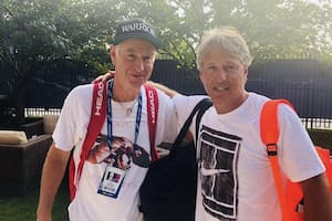 Nota especial sobre un partido entre John McEnroe y el argentino Franco Davin en Roma 1987