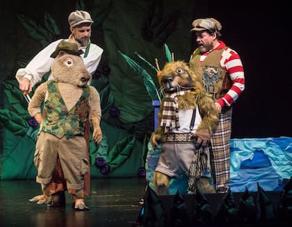 Notable trabajo del Grupo de Titiriteros del Teatro San Martín